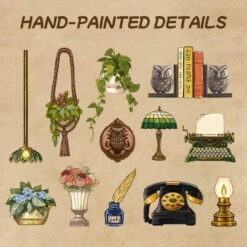 Owl Bookstore Wooden Bookshelf Nook Kit -Kawaii Store kawaiies plushies plush softtoy owl bookstore wooden bookshelf nook kit wooden kit 793513