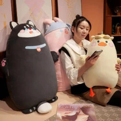 Pancake Duck Dog Cat Bunny Plushie Collection 2024 -Kawaii Store kawaiies plushies plush softtoy pancake duck dog cat bunny plushie collection 2024 soft toy 602593
