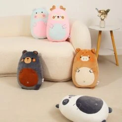 Pancake Shaped Wild Animals Plushie Collection 24 Pancake Shaped Wild Animals Plushie Collection -Kawaii Store kawaiies plushies plush softtoy pancake shaped wild animals plushie collection new soft toy 811053