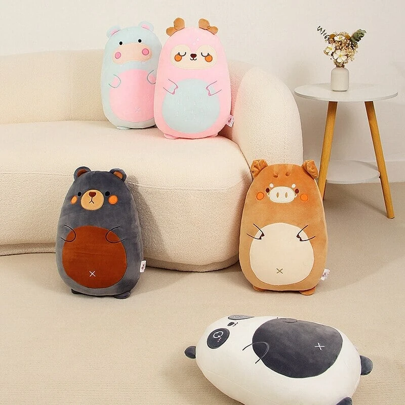 Pancake Shaped Wild Animals Plushie Collection 10 Pancake Shaped Wild Animals Plushie Collection - Image 8