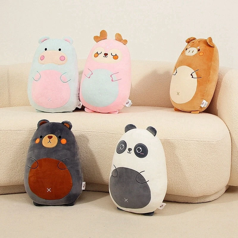 Pancake Shaped Wild Animals Plushie Collection 9 Pancake Shaped Wild Animals Plushie Collection - Image 7