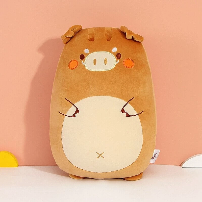 Pancake Shaped Wild Animals Plushie Collection 5 Pancake Shaped Wild Animals Plushie Collection - Image 3
