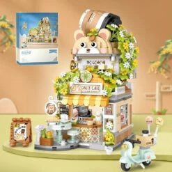 Panda And Brown Bear Tea Cafes Micro Building Set Collection 18 Panda And Brown Bear Tea Cafes Micro Building Set Collection -Kawaii Store kawaiies plushies plush softtoy panda and brown bear tea cafes micro building set collection build it brown bear with box 761657
