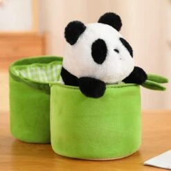 Panda & Bamboo Buddy Plushies -Kawaii Store kawaiies plushies plush softtoy panda bamboo buddy plushies new soft toy 894418