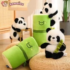 Panda & Bamboo Buddy Plushies -Kawaii Store kawaiies plushies plush softtoy panda bamboo buddy plushies new soft toy 927344