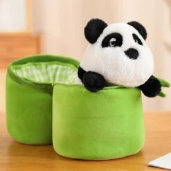 Panda & Bamboo Buddy Plushies -Kawaii Store kawaiies plushies plush softtoy panda bamboo buddy plushies new soft toy chubby 379807