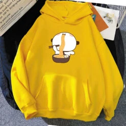 Apparel Panda Eating Ramen Unisex Hoodie 30 Apparel Panda Eating Ramen Unisex Hoodie -Kawaii Store kawaiies plushies plush softtoy panda eating ramen unisex hoodie hoodies yellow xs 369011
