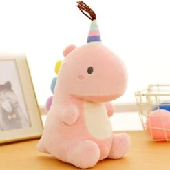 Party Dinosaur Plushies -Kawaii Store kawaiies plushies plush softtoy party dinosaur plushies soft toy pink 20in 50cm 849232