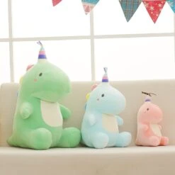 Party Dinosaur Plushies -Kawaii Store kawaiies plushies plush softtoy party dinosaur plushies soft toy set of 3 14in 35cm 677468