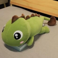 Pasco The Loving Lizard -Kawaii Store kawaiies plushies plush softtoy pasco the loving lizard 47in 120cm pasco green brown 326876