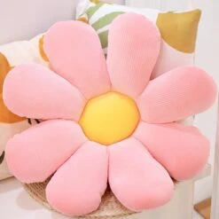 Pastel Daisy Cushion -Kawaii Store kawaiies plushies plush softtoy pastel daisy cushion home decor 284979