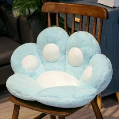 Kawaii Cute Pastel Paw Seat Cushions -Kawaii Store kawaiies plushies plush softtoy paw seat pillow new accessories 60cm blue 622088