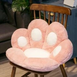 Kawaii Cute Pastel Paw Seat Cushions -Kawaii Store kawaiies plushies plush softtoy paw seat pillow new accessories 60cm pink 742142