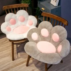Kawaii Cute Pastel Paw Seat Cushions -Kawaii Store kawaiies plushies plush softtoy paw seat pillow new accessories 718638