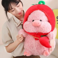 Perfect Piggy Vegetable Cosplay Plush -Kawaii Store kawaiies plushies plush softtoy perfect piggy vegetable cosplay plush soft toy 520590
