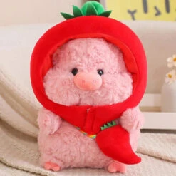 Perfect Piggy Vegetable Cosplay Plush -Kawaii Store kawaiies plushies plush softtoy perfect piggy vegetable cosplay plush soft toy chilli pepper 32cm 579352