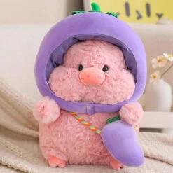 Perfect Piggy Vegetable Cosplay Plush -Kawaii Store kawaiies plushies plush softtoy perfect piggy vegetable cosplay plush soft toy eggplant 32cm 511257