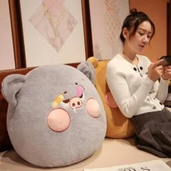 Perky Pigs Ball Plushie -Kawaii Store kawaiies plushies plush softtoy perky pigs ball plushie soft toy 193711