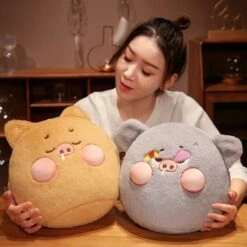 Perky Pigs Ball Plushie -Kawaii Store kawaiies plushies plush softtoy perky pigs ball plushie soft toy 330461
