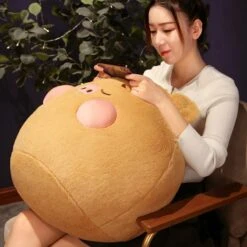 Perky Pigs Ball Plushie -Kawaii Store kawaiies plushies plush softtoy perky pigs ball plushie soft toy 875033