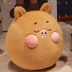 Perky Pigs Ball Plushie -Kawaii Store kawaiies plushies plush softtoy perky pigs ball plushie soft toy orange 12in 30cm 471092