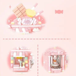 Pet Candy Bakery Book Folding Micro City Building Sets 39 Pet Candy Bakery Book Folding Micro City Building Sets -Kawaii Store kawaiies plushies plush softtoy pet candy bakery book folding micro city building sets build it 265881