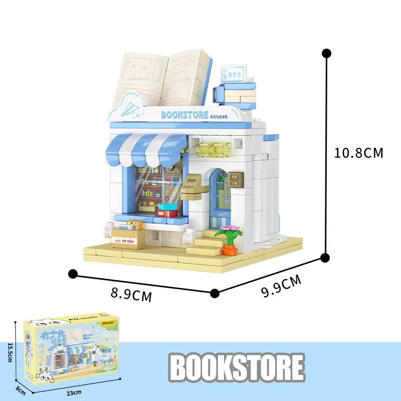 Pet Candy Bakery Book Folding Micro City Building Sets 10 Pet Candy Bakery Book Folding Micro City Building Sets - Image 8