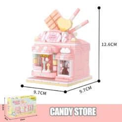 Pet Candy Bakery Book Folding Micro City Building Sets 40 Pet Candy Bakery Book Folding Micro City Building Sets -Kawaii Store kawaiies plushies plush softtoy pet candy bakery book folding micro city building sets build it candy with box 109531