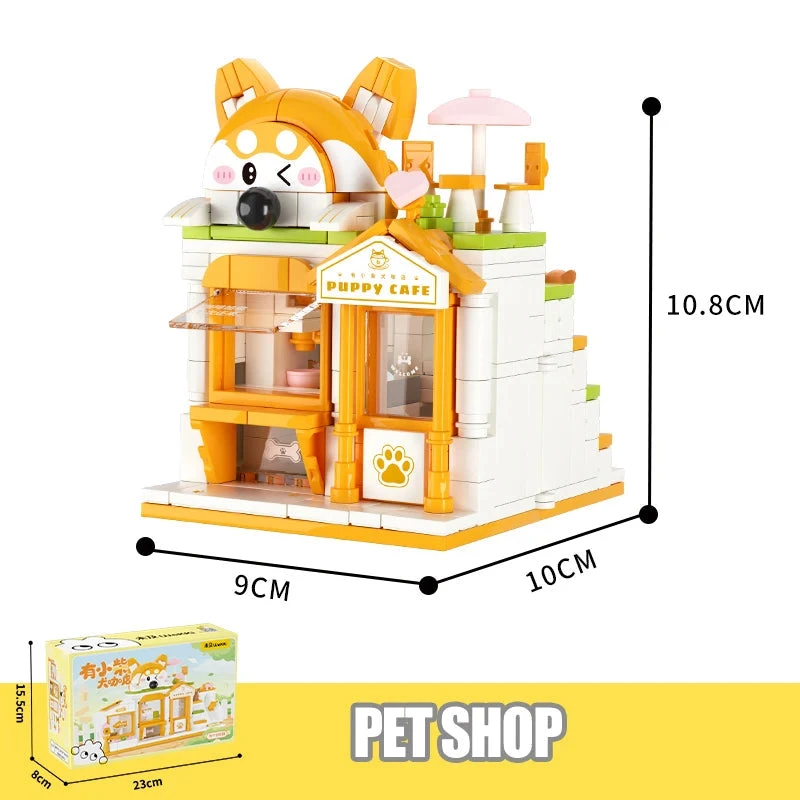 Pet Candy Bakery Book Folding Micro City Building Sets 11 Pet Candy Bakery Book Folding Micro City Building Sets - Image 9