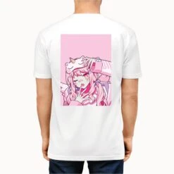 Apparel Pink Anime Girl Unisex Kawaiies Tee