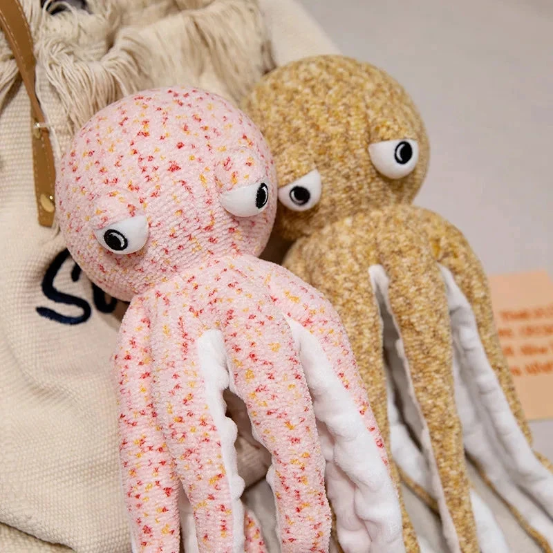 Pink Brown Funny Octopus Plushies 6 Pink Brown Funny Octopus Plushies - Image 4