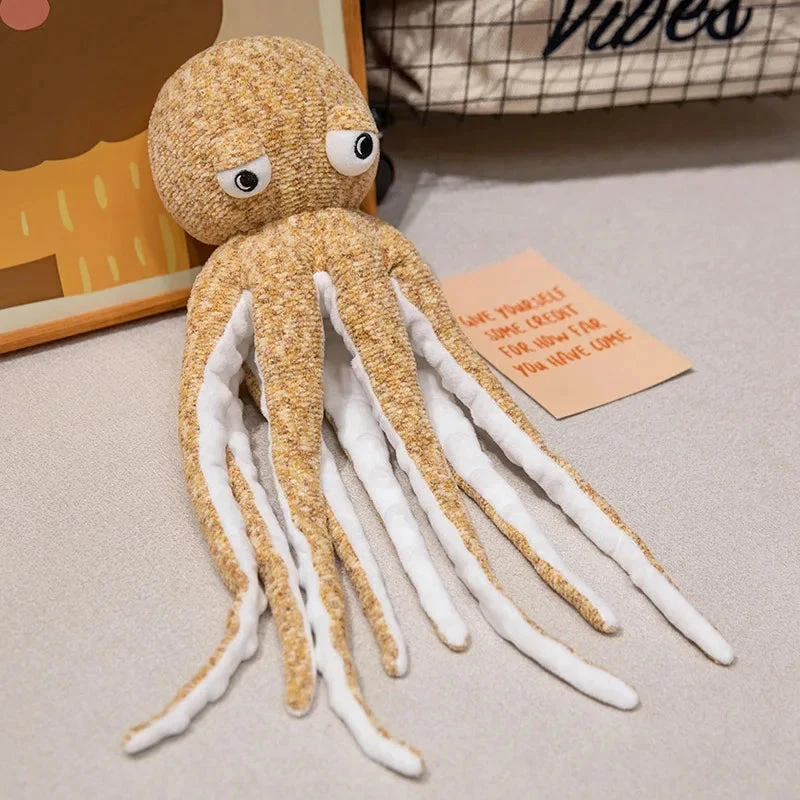 Pink Brown Funny Octopus Plushies 9 Pink Brown Funny Octopus Plushies - Image 7