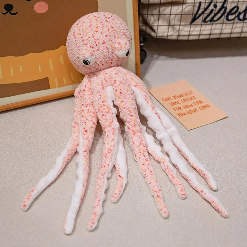 Pink Brown Funny Octopus Plushies 8 Pink Brown Funny Octopus Plushies - Image 6