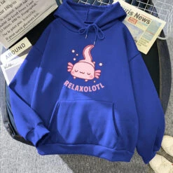 Apparel Pink Chilling Axolotl Unisex Hoodies 29 Apparel Pink Chilling Axolotl Unisex Hoodies -Kawaii Store kawaiies plushies plush softtoy pink chilling axolotl unisex hoodies hoodies blue xs 735647
