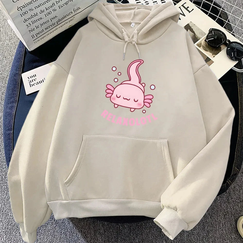 Apparel Pink Chilling Axolotl Unisex Hoodies 15 Apparel Pink Chilling Axolotl Unisex Hoodies - Image 13