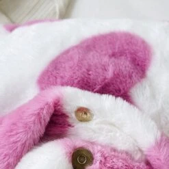 Apparel Pink Hearts Fluffy Tote Bag -Kawaii Store kawaiies plushies plush softtoy pink hearts fluffy tote bag new apparel 468883