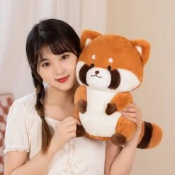 Pippin The Lovely Cute Red Panda Plush -Kawaii Store kawaiies plushies plush softtoy pippin the lovely cute red panda plush new soft toy 445492