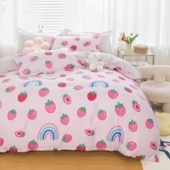 Playful Panda Bedding Set -Kawaii Store kawaiies plushies plush softtoy playful panda bedding set bedding sets 237367