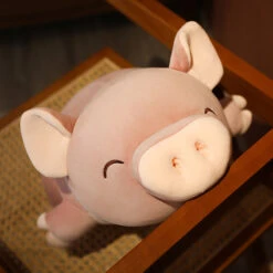 Poppy The Pink Jumbo Pig Plushie -Kawaii Store kawaiies plushies plush softtoy poppy the pink jumbo pig plushie soft toy 859297