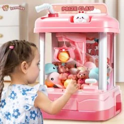 Prize Claw Bunny & Bear Mini Claw Machine -Kawaii Store kawaiies plushies plush softtoy prize claw bunny bear mini claw machine new toys 103781