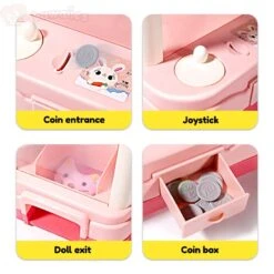 Prize Claw Bunny & Bear Mini Claw Machine -Kawaii Store kawaiies plushies plush softtoy prize claw bunny bear mini claw machine new toys 497625