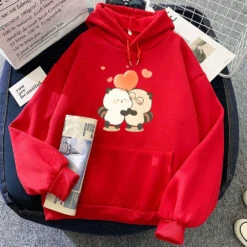 Apparel Raccoon Hug Love Heart Unisex Hoodie