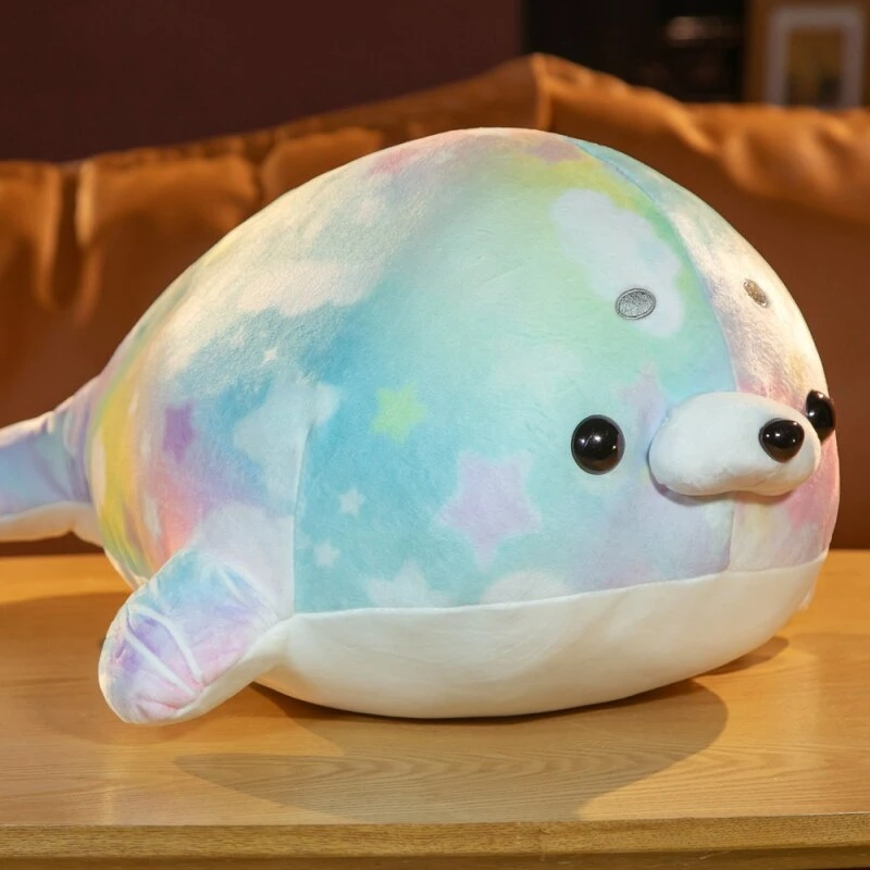 Rainbow Galaxy Seal Plushies 5 Rainbow Galaxy Seal Plushies - Image 3