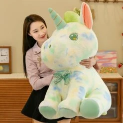 Rainbow Galaxy Unicorn Plushie Collection -Kawaii Store kawaiies plushies plush softtoy rainbow galaxy unicorn plushie collection new soft toy green 80cm 428513