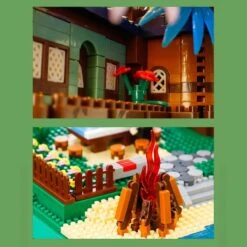 Rainbow Sakura Tree House Light Nano Building Blocks 29 Rainbow Sakura Tree House Light Nano Building Blocks -Kawaii Store kawaiies plushies plush softtoy rainbow sakura tree house building blocks build it 330974