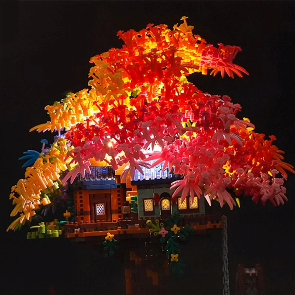 Rainbow Sakura Tree House Light Nano Building Blocks 19 Rainbow Sakura Tree House Light Nano Building Blocks - Image 17