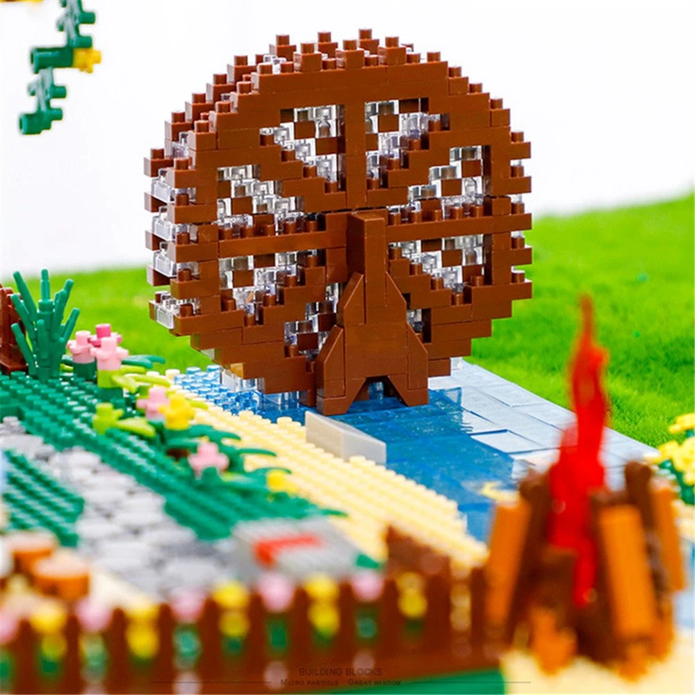 Rainbow Sakura Tree House Light Nano Building Blocks 17 Rainbow Sakura Tree House Light Nano Building Blocks - Image 15