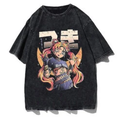 Apparel Rock On Usagi Tsukino Stone Wash Oversized Tee