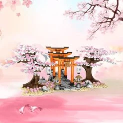 Romantic Japanese Torii Gates Cherry Blossom Trees Building Sets | Special Edition 11 Romantic Japanese Torii Gates Cherry Blossom Trees Building Sets | Special Edition -Kawaii Store kawaiies plushies plush softtoy romantic couple japanese sakura cherry blossom new build it 260767