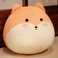 Round Cat Bunny Fox Pillow Plushie Collection -Kawaii Store kawaiies plushies plush softtoy round cat bunny fox pillow plushie collection new soft toy fox 11in 30cm 535667
